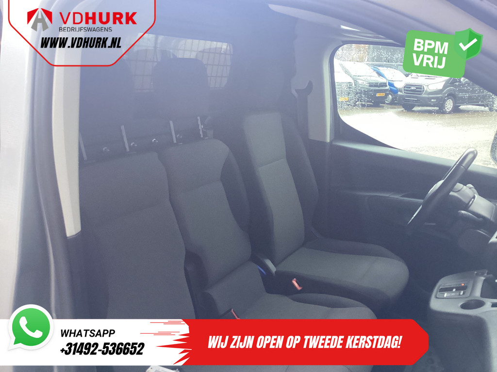 Citroen ë-Berlingo Driver 50 kWh 275km WLTP MARGE Snellader/ 3Pers./ Carplay/ Camera/ Climate/ Trekhaak/ PDC V+A/ Keyless/ Head-Up 10