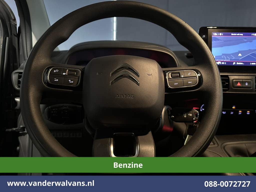 Citroen Berlingo 1.2 PureTech 110pk L1H1 Benzine Euro6 Airco | 3-Zits | Navigatie | Apple Carplay | Android Auto | Cruisecontrol Parkeersensoren, Bijrijdersbank 8