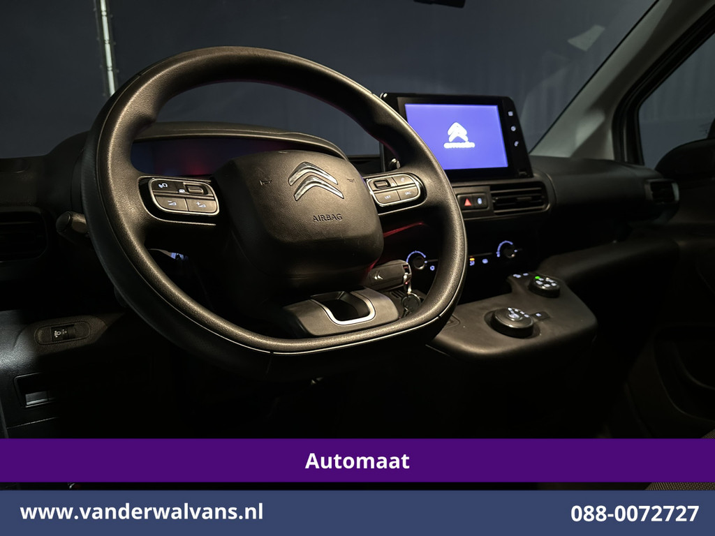 Citroen Berlingo 1.2 PureTech 130pk Automaat **Benzine** L1H1 Euro6 Airco | 3-Zits | Camera | Navigatie | Apple Carplay Android Auto, Cruisecontrol, Parkeersensoren, Bijrijdersbank 17