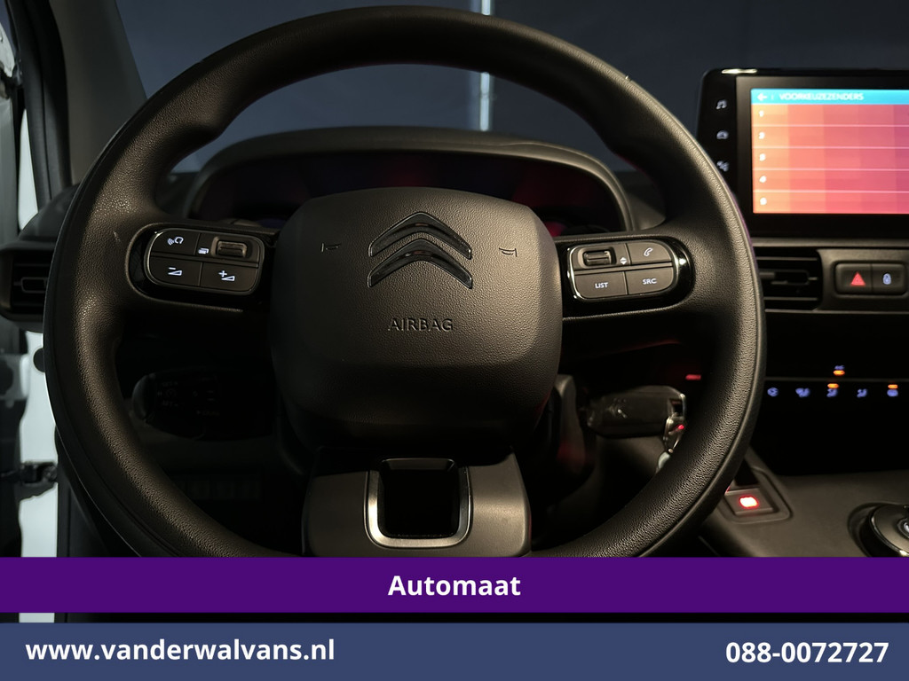 Citroen Berlingo 1.2 PureTech 131pk Automaat **Benzine** L1H1 Euro6 Airco | 3-Zits | Camera | Apple Carplay | Cruisecontrol Android auto, Parkeersensoren 8