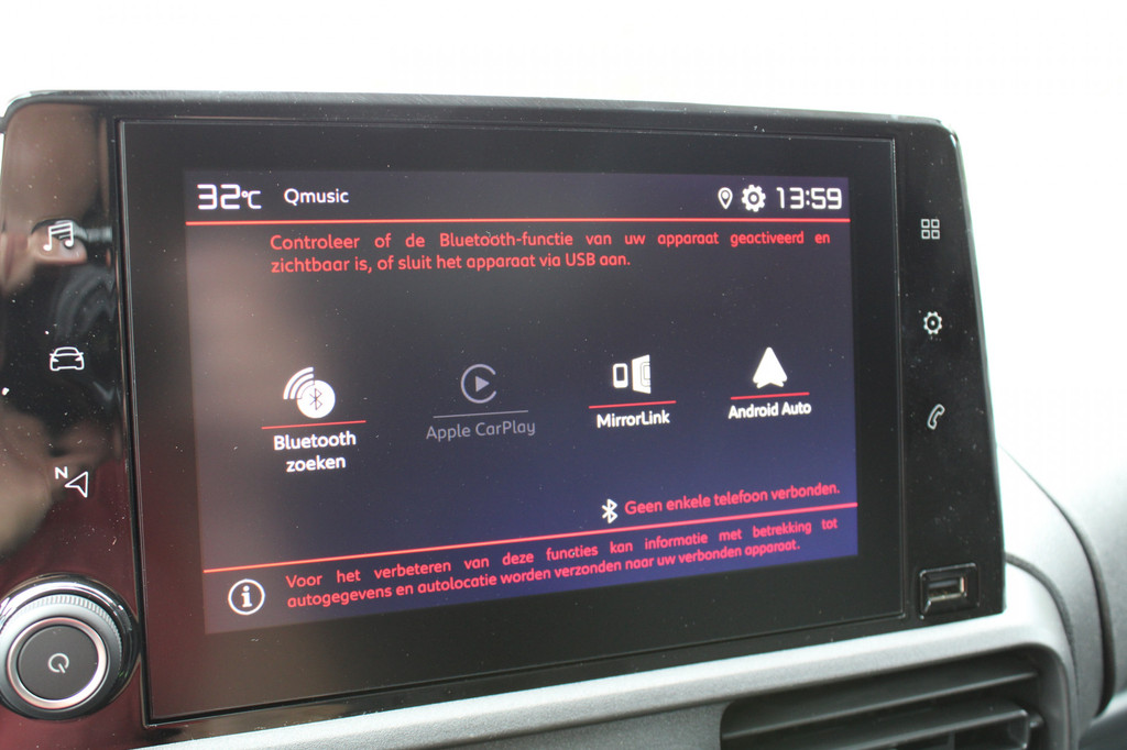 Citroen Berlingo 1.5 BlueHDI 100PK Club Laadvloer, Lat-om-Lat, Airco, Navigatie via AppleCarPlay/Android auto, Parkeerhulp, Cruise control 19