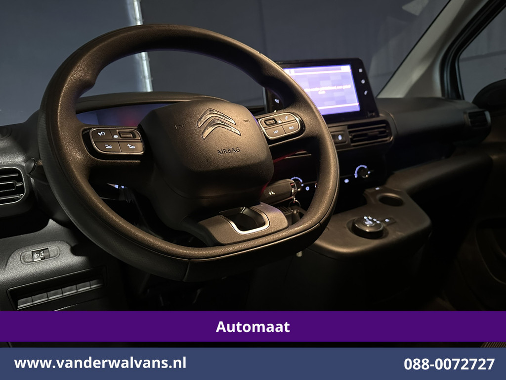 Citroen Berlingo 1.5 BlueHDI 131pk Automaat L1H1 Euro6 Airco | 3-Zits | Apple Carplay | Android Auto | Cruisecontrol Parkeersensoren, Bijrijdersbank 15