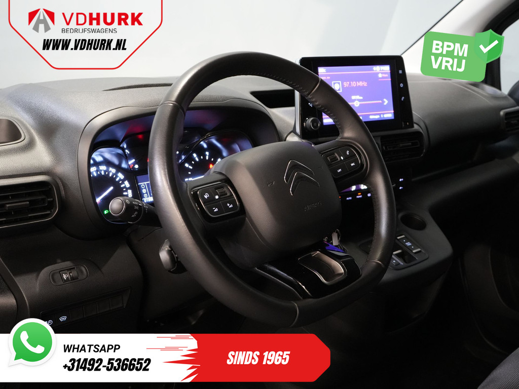 Citroen Berlingo 1.5 HDi 130 pk Aut. L2 3 Pers./ Carplay/ Climate/ Camera/ Standkachel/ Stoelverw/ Trekhaak/ LMV/ Dealer O.H. 14