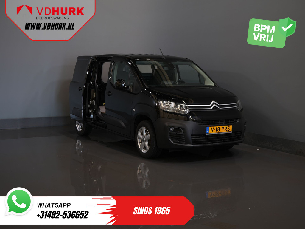 Citroen Berlingo 1.5 HDi 130 pk Aut. L2 3 Pers./ Carplay/ Climate/ Camera/ Standkachel/ Stoelverw/ Trekhaak/ LMV/ Dealer O.H. 9