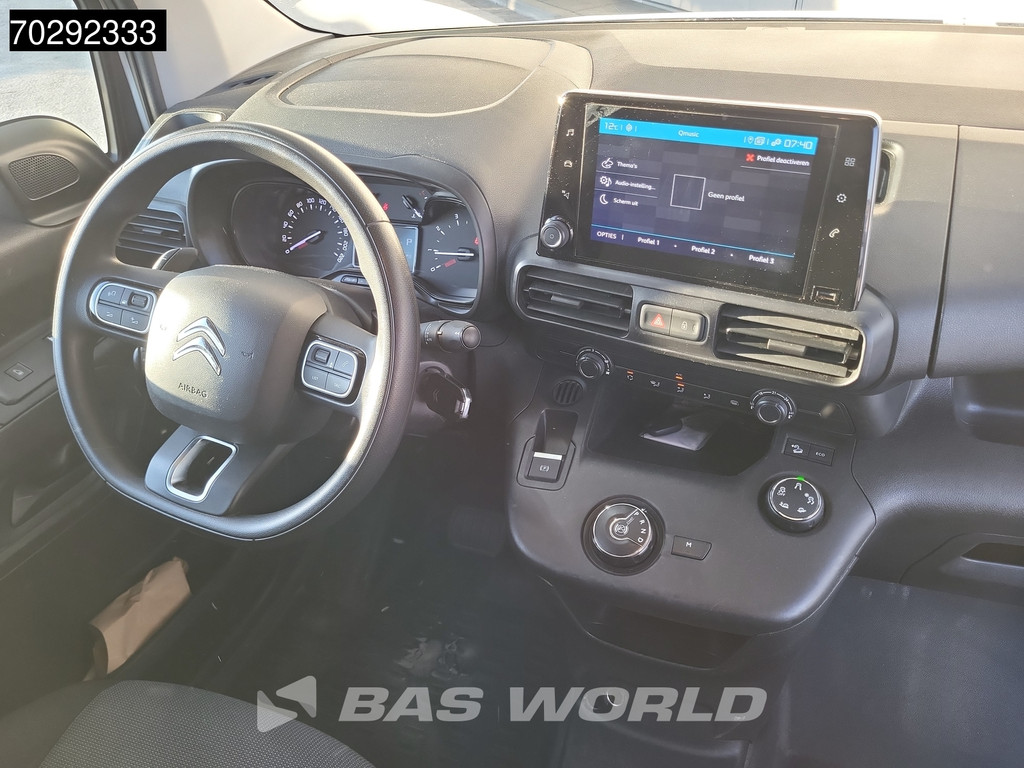 Citroen Berlingo 130PK L1H1 Benzine Emissievrije Euro6 Automaat Navi Airco Cruise Parkeersensoren L1 3m3 Airco Cruise control 12