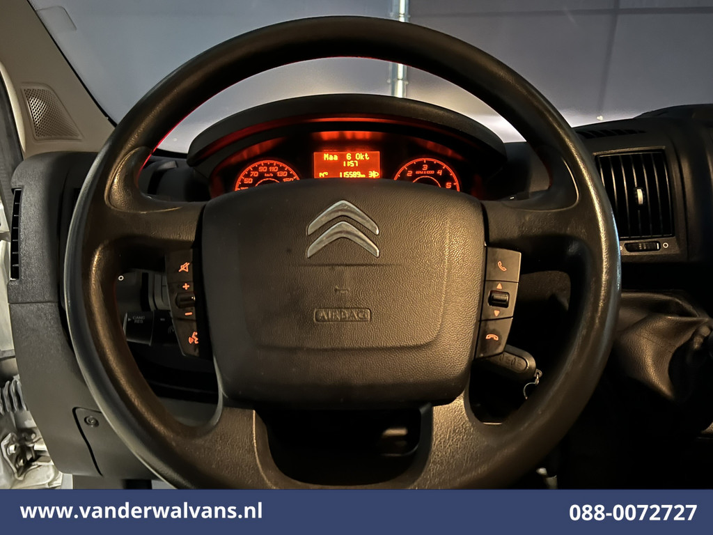 Citroen Jumper 2.0 BlueHDi 164pk L2H2 Euro6 Airco | Imperiaal | Navigatie | 2500kg Trekhaak | Camera | Cruisecontrol Parkeersensoren, Bijrijdersbank 16