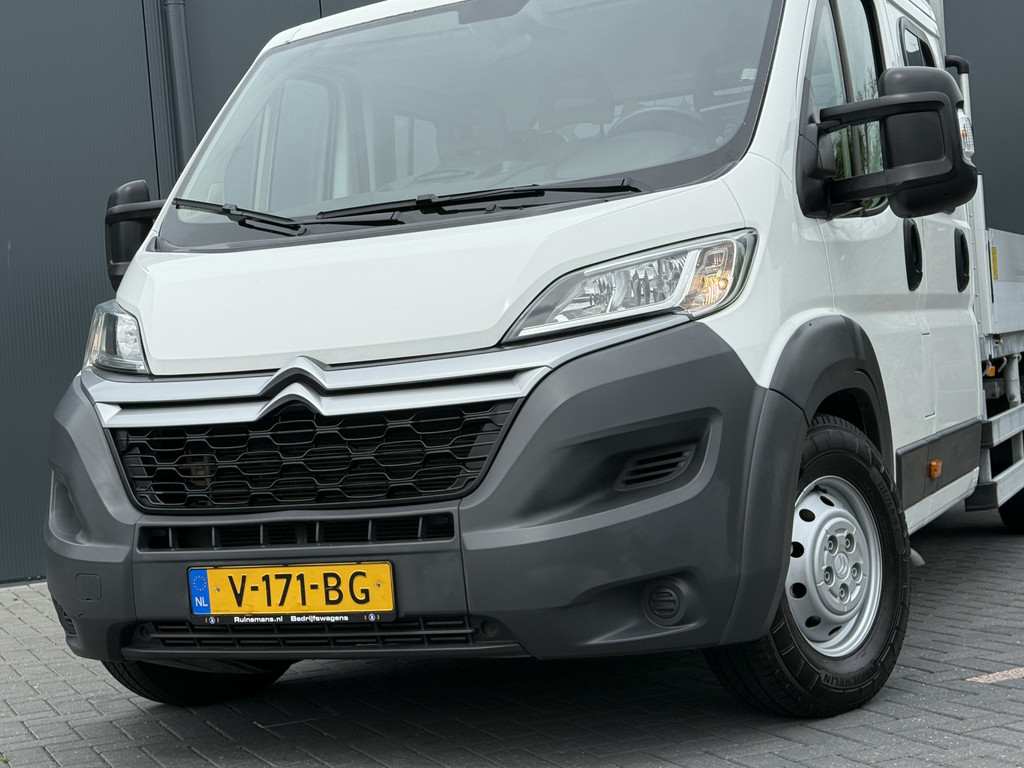 Citroen Jumper 2.2 HDI 150 PK PICK UP / 3 ZIJDIGE KIPPER / L4 MAXI / 1e EIG. / 7 PERS. DUBBEL CABINE / AIRCO / NAVI / CAMERA / 3 TONS TREKHAAK 17