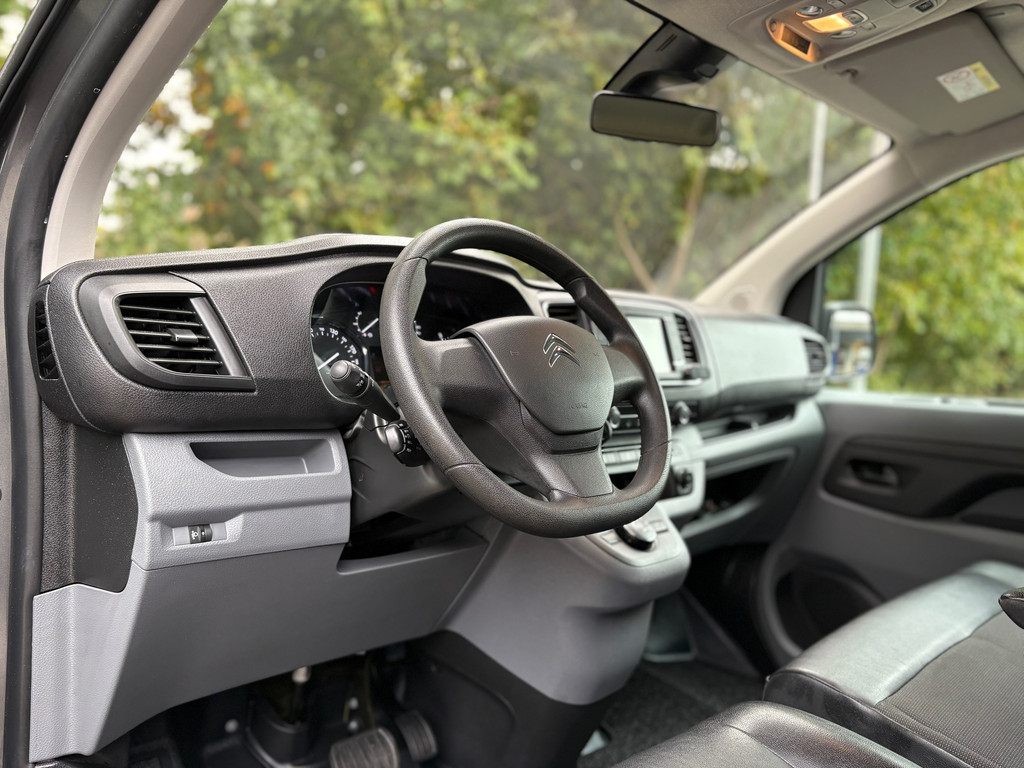 Citroen Jumpy 2.0 BlueHDI 122 PK|1e EIG|AUTOMAAT|airco|cruise|apple caplay|drie zitplaatsen|parkeersensoren|EURO6|NAP 15