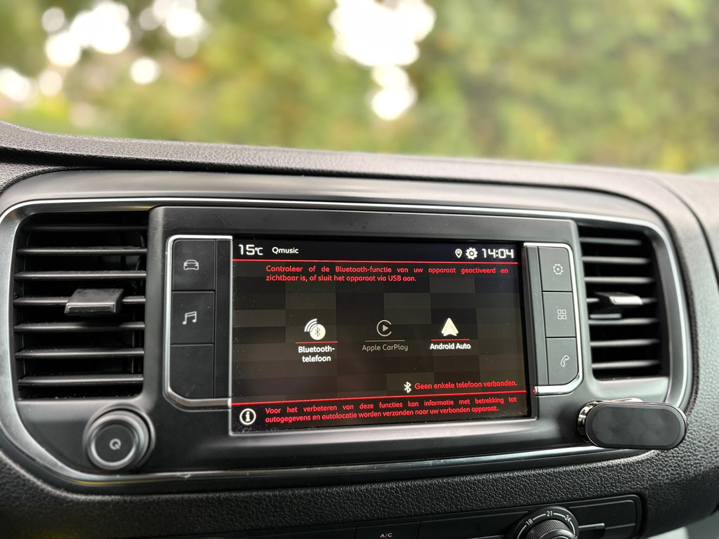 Citroen Jumpy 2.0 BlueHDI 122 PK|1e EIG|AUTOMAAT|airco|cruise|apple caplay|drie zitplaatsen|parkeersensoren|EURO6|NAP 18