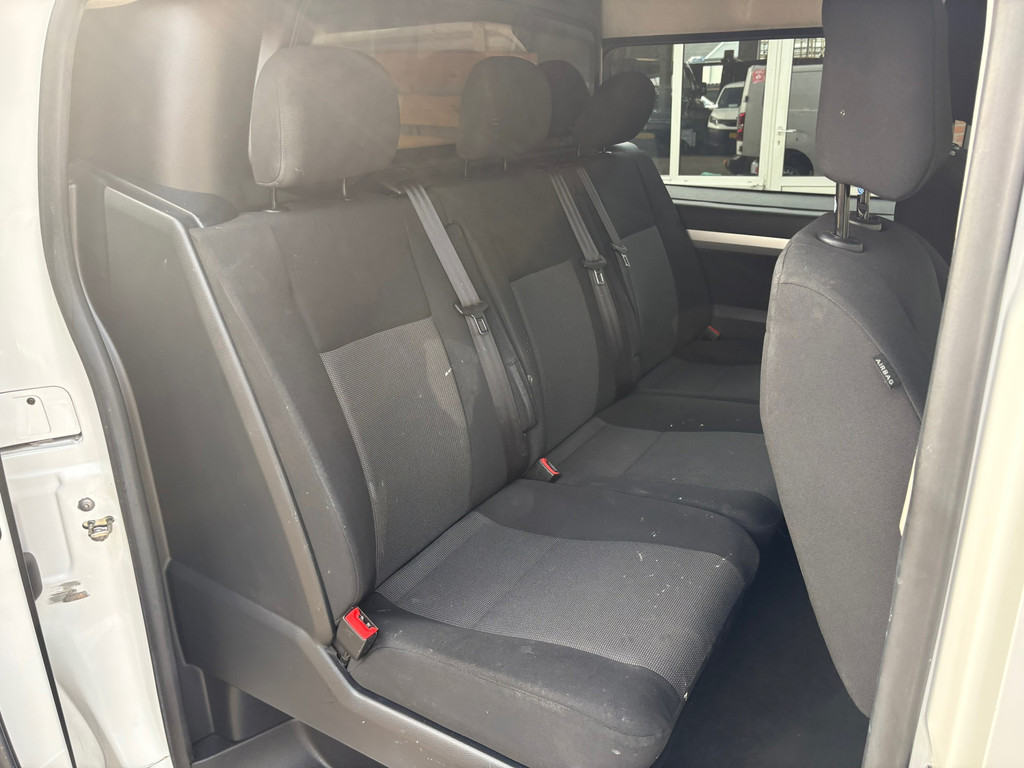 Citroen Jumpy 2.0 BlueHDI 122PK|EURO6|NAP|DUBBELCABINE|airco|cruise| RIEM VV|apple carplay|trekhaak met 2500KG trekgewicht|navi 10