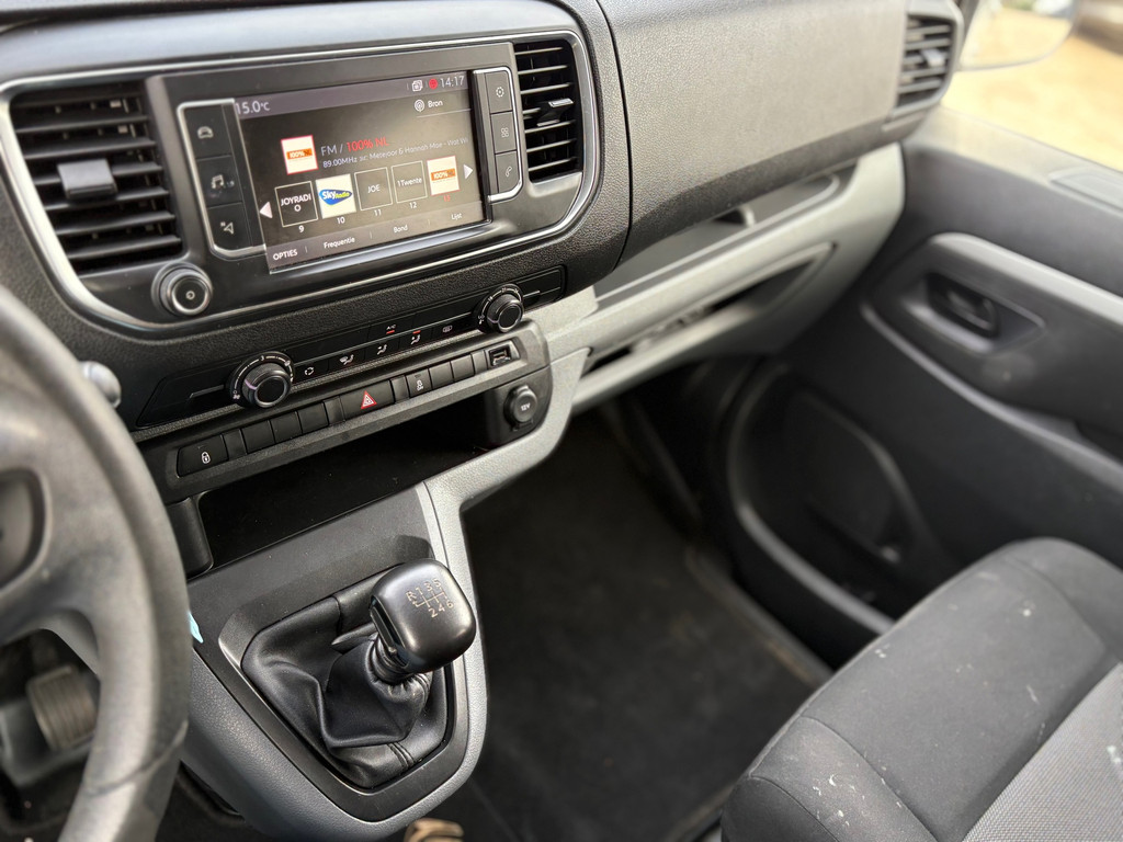 Citroen Jumpy 2.0 BlueHDI 122PK|EURO6|NAP|DUBBELCABINE|airco|cruise| RIEM VV|apple carplay|trekhaak met 2500KG trekgewicht|navi 14
