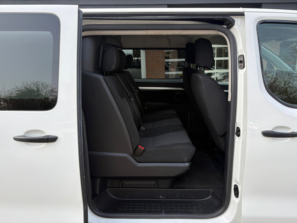 Citroen Jumpy 2.0 BlueHDI 122PK|EURO6|NAP|DUBBELCABINE|airco|cruise| RIEM VV|apple carplay|trekhaak met 2500KG trekgewicht|navi 9