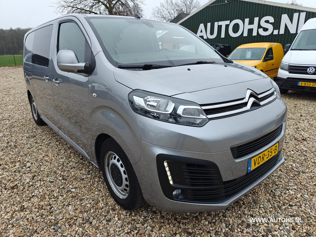 Citroen Jumpy 2.0 BlueHDI 180 PK AUTOMAAT , 1e Eig Ex overheid. Euro 6 , lengte 2 , honden inrichting , 7