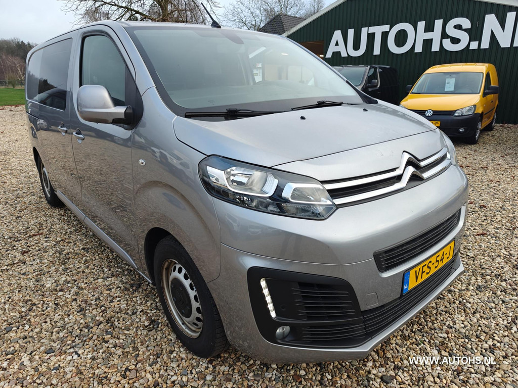 Citroen Jumpy 2.0 BlueHDI 180 PK AUTOMAAT , 1e Eig Ex overheid. Euro 6 , lengte 2 , honden inrichting , 7