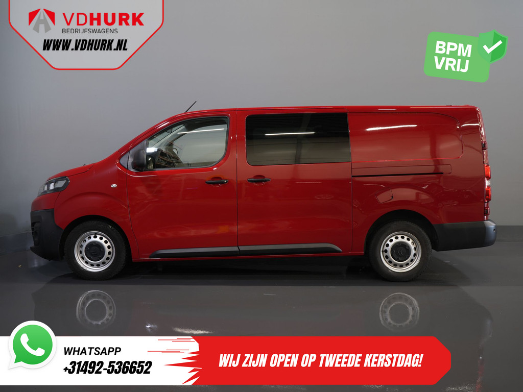 Citroen Jumpy 2.0 HDI 120 pk L3 DC Dubbel Cabine BPM VRIJ! 2x Schuifdeur/ 2.5t Trekverm./ PDC/ Cruise/ Airco 10