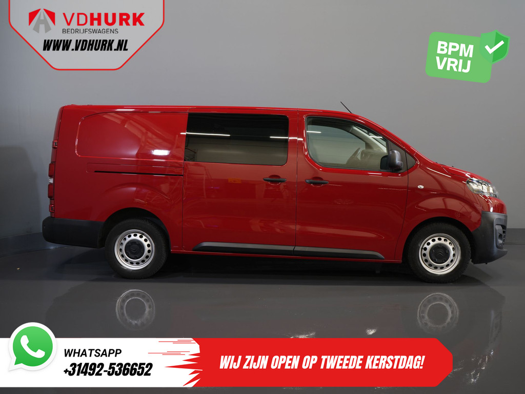Citroen Jumpy 2.0 HDI 120 pk L3 DC Dubbel Cabine BPM VRIJ! 2x Schuifdeur/ 2.5t Trekverm./ PDC/ Cruise/ Airco 11