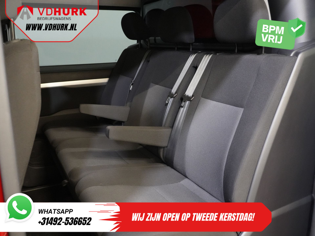Citroen Jumpy 2.0 HDI 120 pk L3 DC Dubbel Cabine BPM VRIJ! 2x Schuifdeur/ 2.5t Trekverm./ PDC/ Cruise/ Airco 16