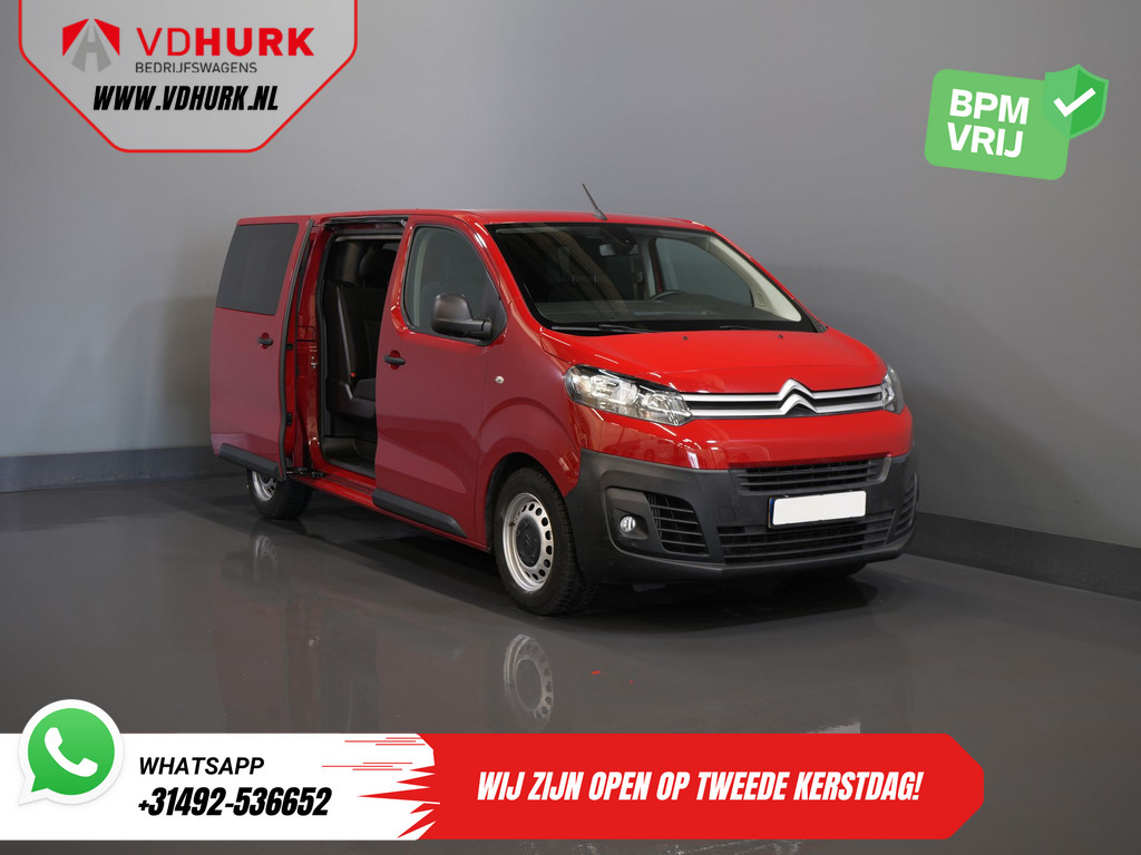 Citroen Jumpy 2.0 HDI 120 pk L3 DC Dubbel Cabine BPM VRIJ! 2x Schuifdeur/ 2.5t Trekverm./ PDC/ Cruise/ Airco 9
