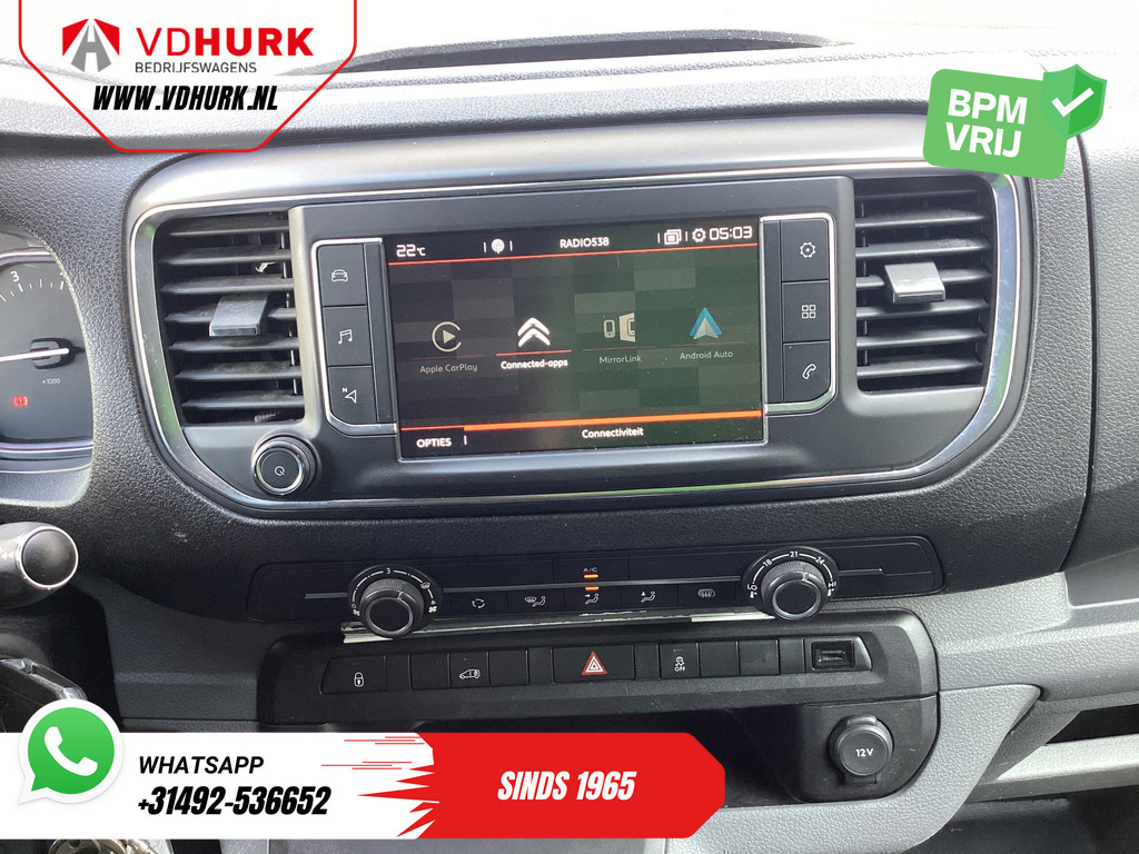 Citroen Jumpy 2.0 HDI 125 pk EXPORT Inrichting/ Imperiaal/ Carplay/ Cruise/ Sidebars/ Airco/ PDC 13