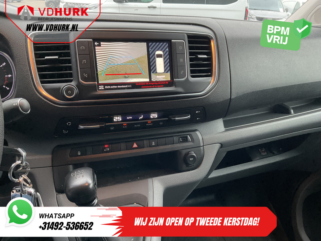 Citroen Jumpy 2.0 HDI 125 pk L2 NL Auto/ 3 Pers./ Climate/ 2.5t Trekverm./ Carplay/ Camera/ PDC/ Cruise 10