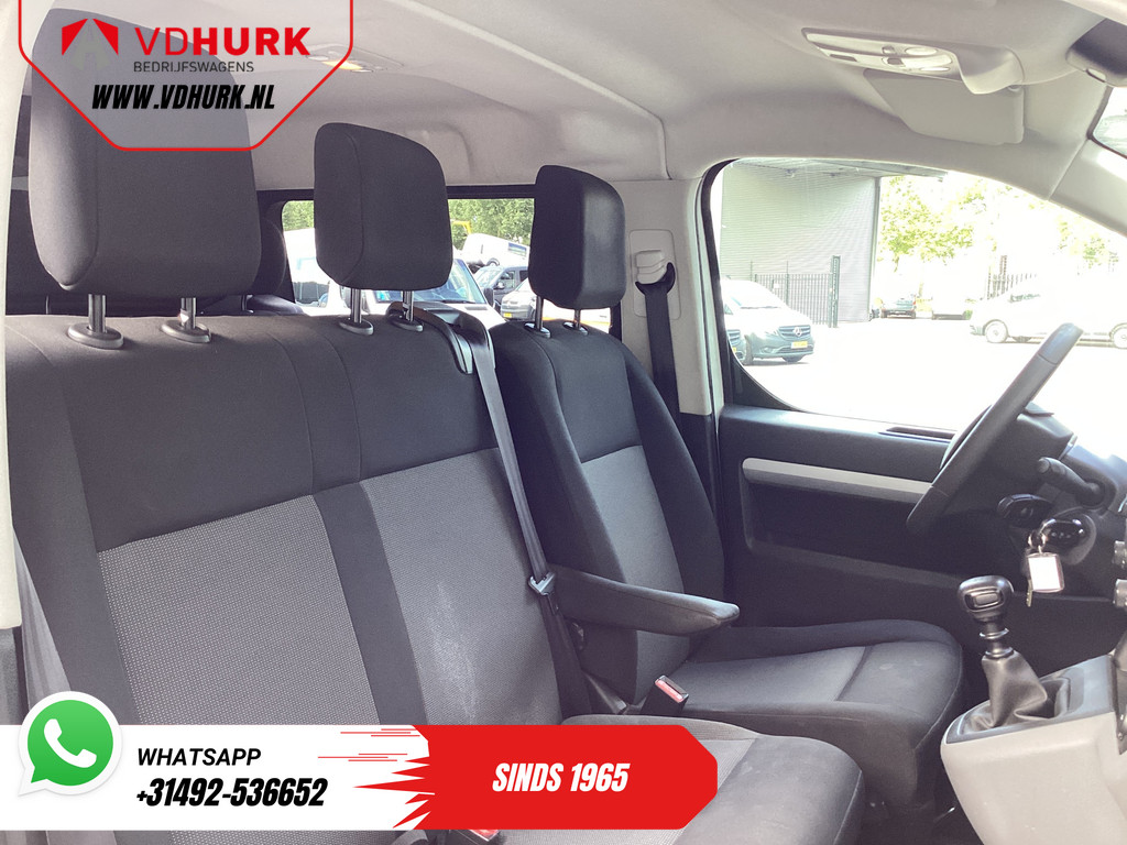 Citroen Jumpy 2.0 HDI 125 pk L3 Dubbel Cabine EXPORT 6 Pers./ 2xSchuifdeur/ Riem.VV/ Betimmerd/ LMV/ PDC/ Cruise/ Trekhaak/ Airco 10