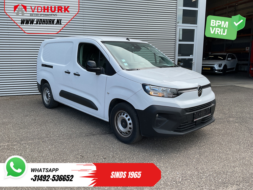 Citroën e-Berlingo 50 kWh 345 km WLTP L2 Carplay/ Snellader/ Standkachel/ 3Pers/ Navi/ Camera/ Cruise/ PDC