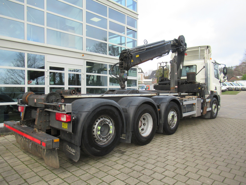 DAF CF 85.410 8x2 HIAB XS 244 HIPRO + VDL 21 T Haak - Kraan 10