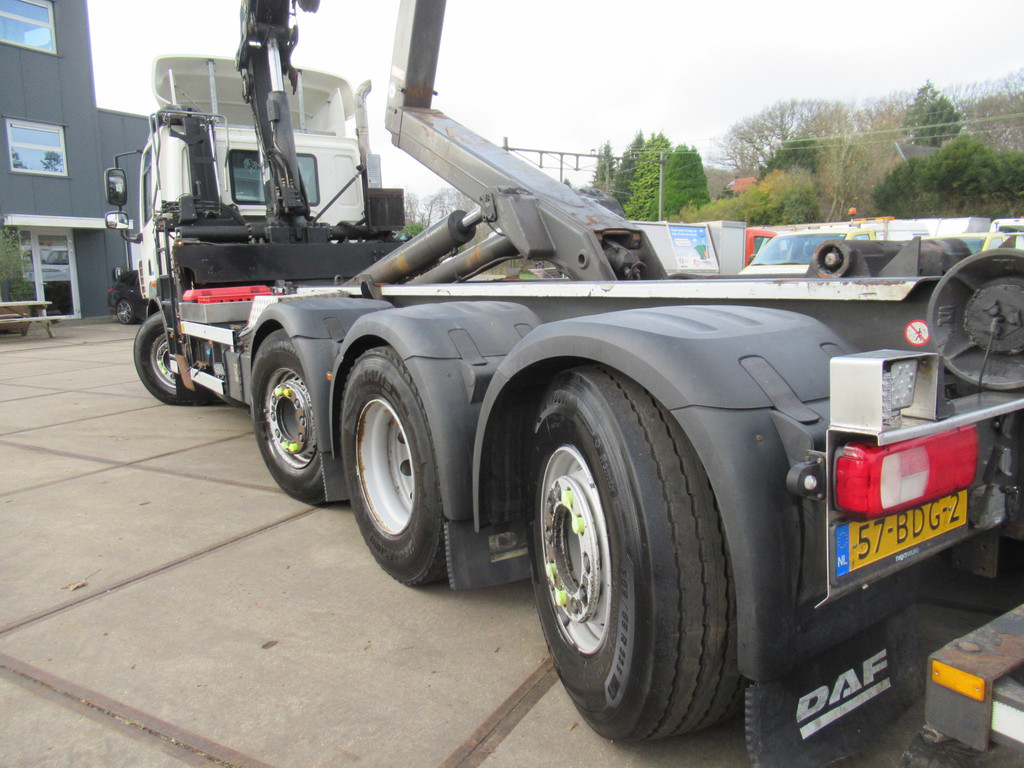 DAF CF 85.410 8x2 HIAB XS 244 HIPRO + VDL 21 T Haak - Kraan 8