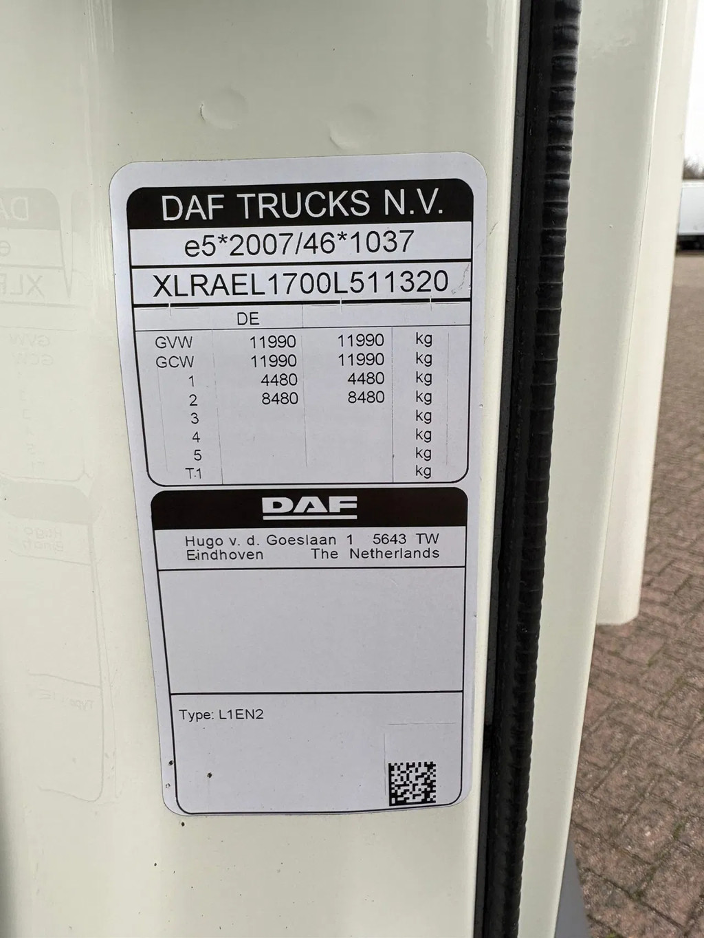 DAF LF 230 Bakwagen + Klep Dhollandia 1.000 kg 19