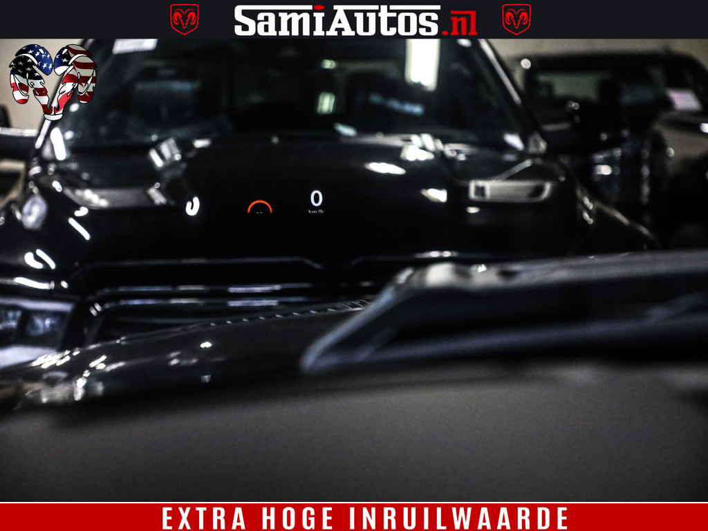 Dodge RAM 1500 GT EDITION HULK TRX PACK | 5.7 HEMI V8 402PK | VIRTUAL COCKPIT | HEAD-UP | ADAPTIVE CRUISE | 360 CAMERA | VOLLE UITVOERING | Comfortabele Dubbele Cabine met Royale 5 Zitplaatsen | 18