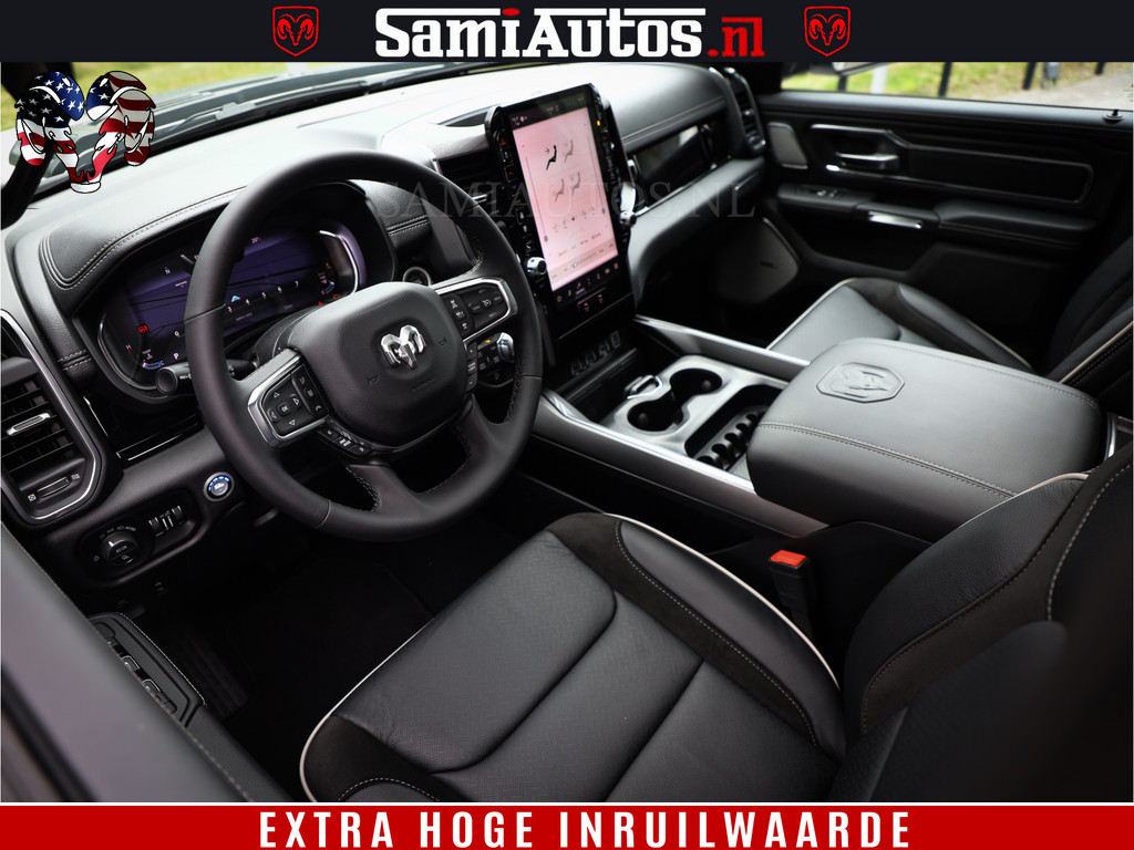 Dodge RAM 1500 Laramie Night | 420Pk 636 Nn | Extra Groot Scherm + Passagiers Scherm | Comfortabele Dubbele Cabine met Royale 5 Zitplaatsen | Nu Leverbaar uit Voorraad | Voorraad Nr 2223 - 5047 17