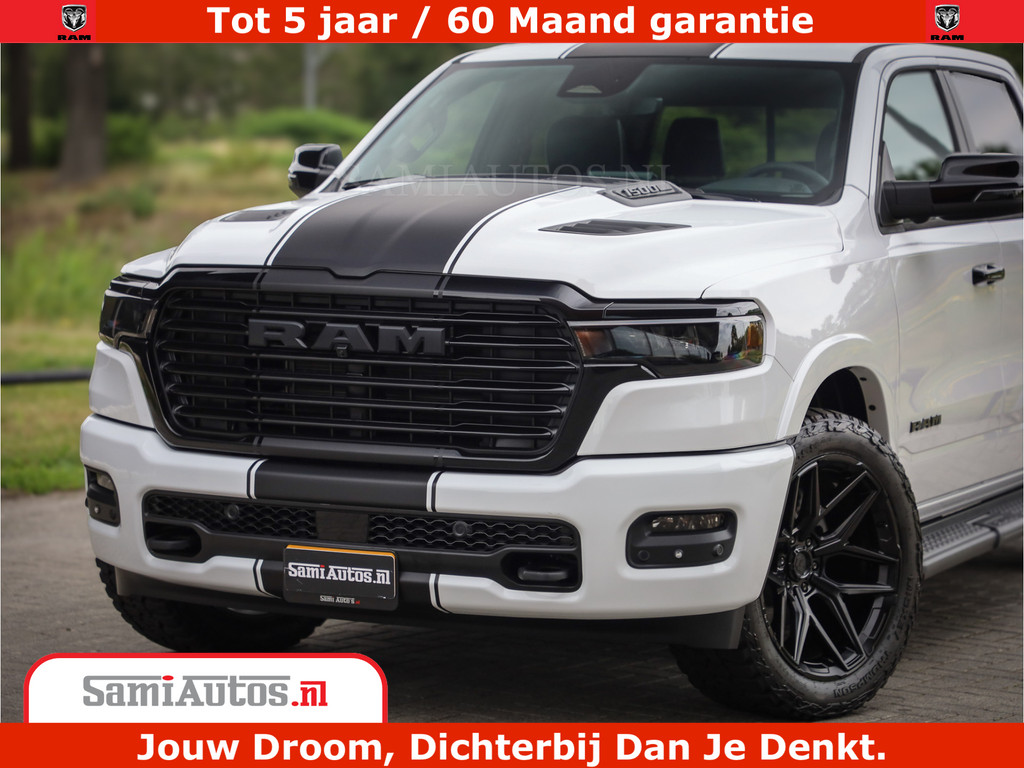 Dodge RAM 1500 Laramie Night | 420Pk 636 Nn | Extra Groot Scherm + Passagiers Scherm | Comfortabele Dubbele Cabine met Royale 5 Zitplaatsen | Nu Leverbaar uit Voorraad | Voorraad Nr 2223 - 5047 18