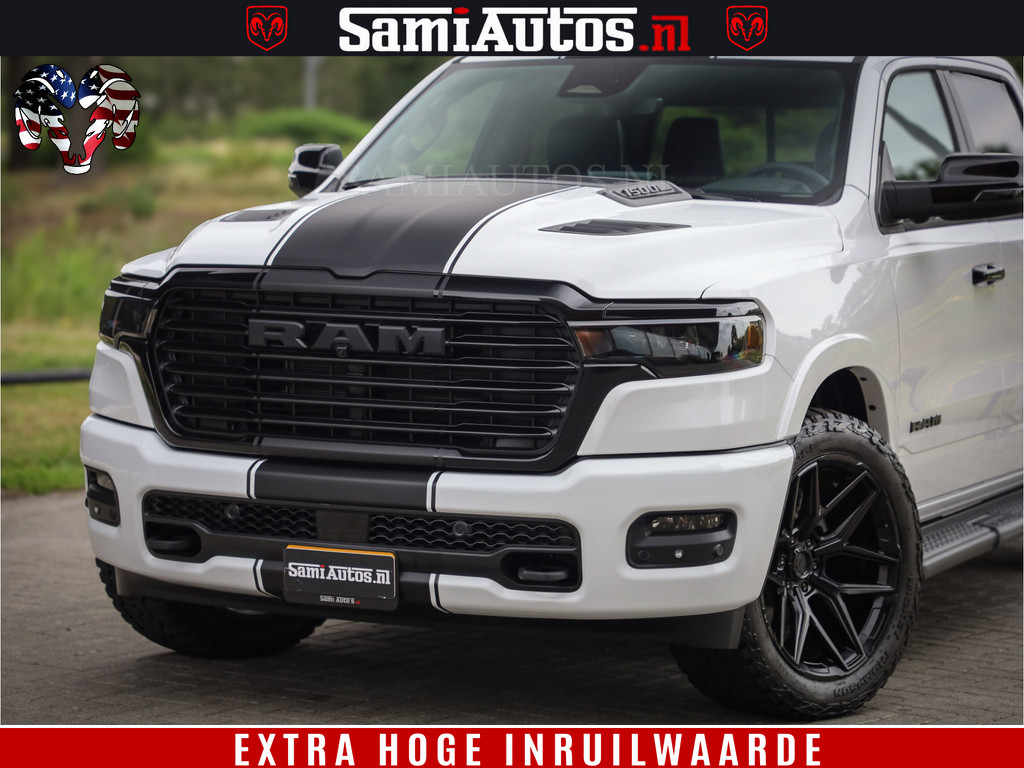 Dodge RAM 1500 Laramie Night | 420Pk 636 Nn | Extra Groot Scherm + Passagiers Scherm | Comfortabele Dubbele Cabine met Royale 5 Zitplaatsen | Nu Leverbaar uit Voorraad | Voorraad Nr 2223 - 5047 18