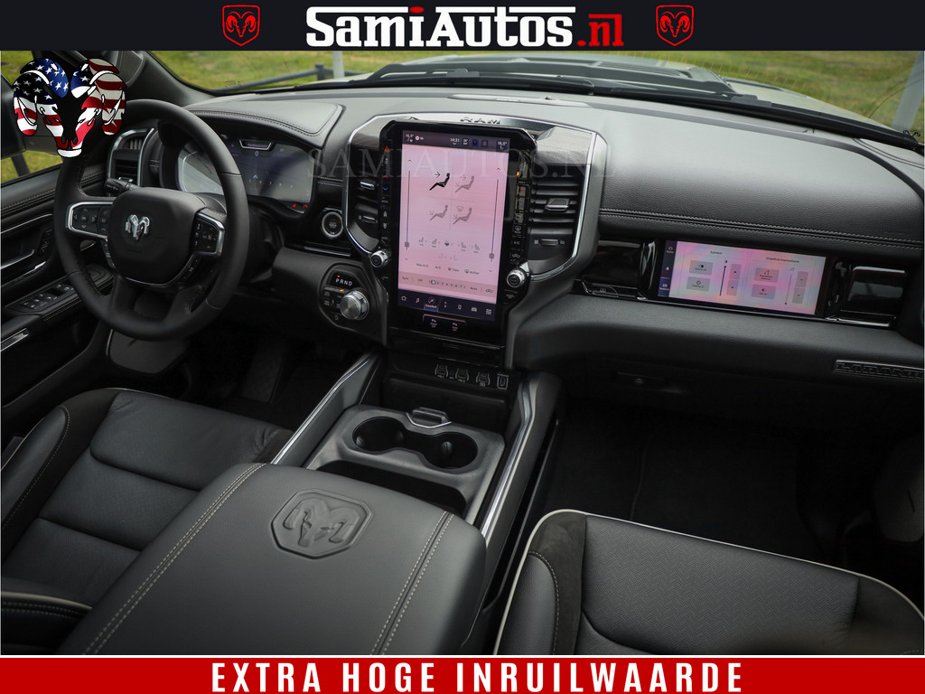 Dodge RAM 1500 Laramie Night | 420Pk 636 Nn | Extra Groot Scherm + Passagiers Scherm | Comfortabele Dubbele Cabine met Royale 5 Zitplaatsen | Nu Leverbaar uit Voorraad | Voorraad Nr 2223 - 5047 7