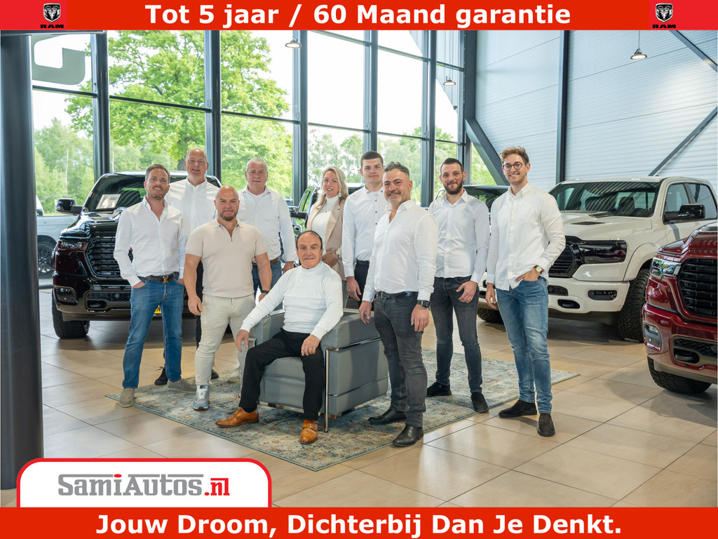 Dodge RAM 1500 Laramie Night | 420Pk 636 Nn | Extra Groot Scherm + Passagiers Scherm | Comfortabele Dubbele Cabine met Royale 5 Zitplaatsen | Nu Leverbaar uit Voorraad | Voorraad Nr 2223 - 5047 9