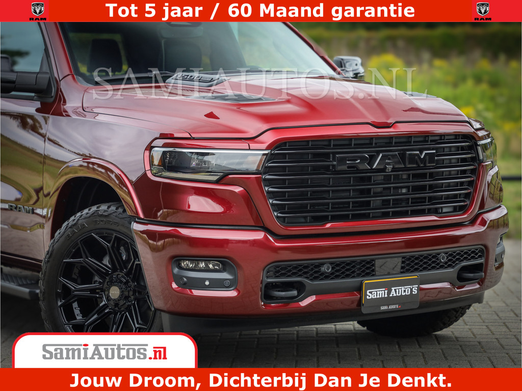 Dodge RAM 1500 Laramie Sport | 420HP 636NM | Stoere Sport en indrukwekkende kleur | Comfortabele Dubbele Cabine met Royale 5 Zitplaatsen | Nu Leverbaar uit Voorraad | Voorraad Nr 2218 - 3854 9