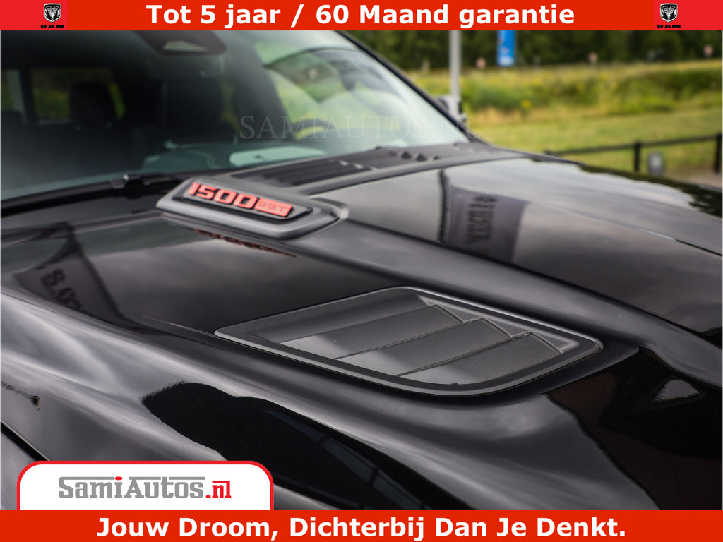 Dodge RAM 1500 Night Premium | Full Option | De Meest Luxe Pick-Up in zijn Klasse | Comfortabele Dubbele Cabine met Royale 5 Zitplaatsen | BPM vrij | Nu Leverbaar uit Voorraad | Voorraad Nr 2200 - 0886 10