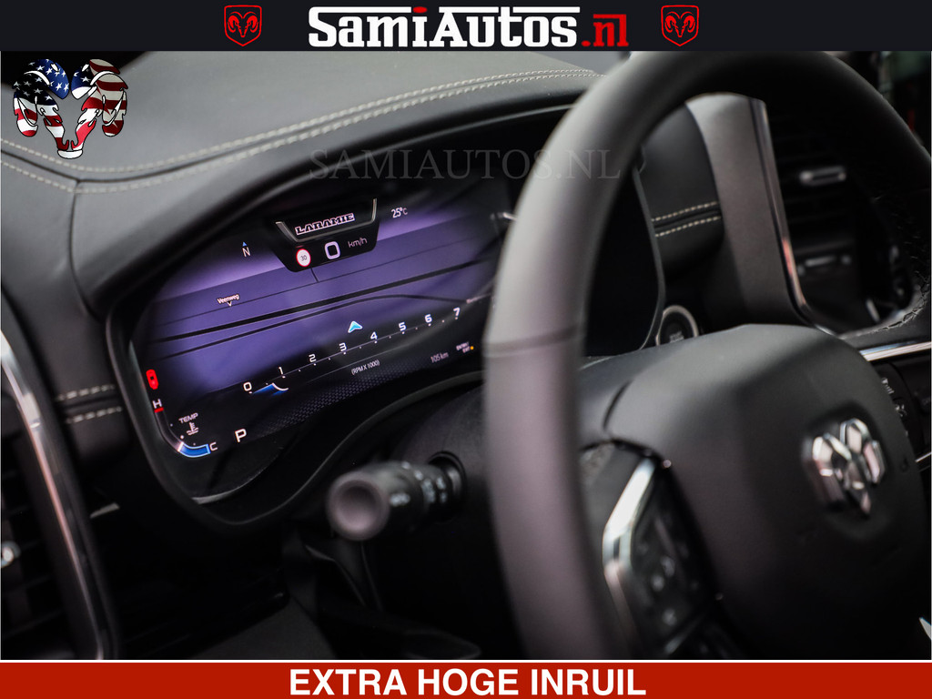Dodge RAM 1500 Night Premium | Full Option | De Meest Luxe Pick-Up in zijn Klasse | Comfortabele Dubbele Cabine met Royale 5 Zitplaatsen | BPM vrij | Nu Leverbaar uit Voorraad | Voorraad Nr 2200 - 0886 10