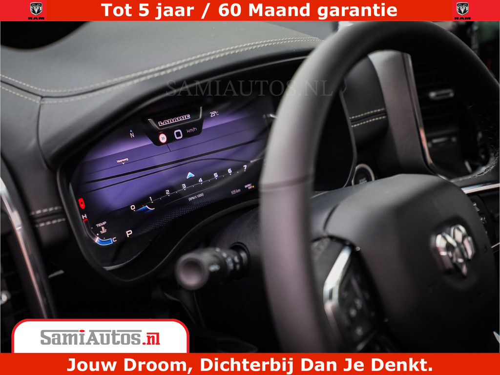 Dodge RAM 1500 Night Premium | Full Option | De Meest Luxe Pick-Up in zijn Klasse | Comfortabele Dubbele Cabine met Royale 5 Zitplaatsen | BPM vrij | Nu Leverbaar uit Voorraad | Voorraad Nr 2200 - 0886 13