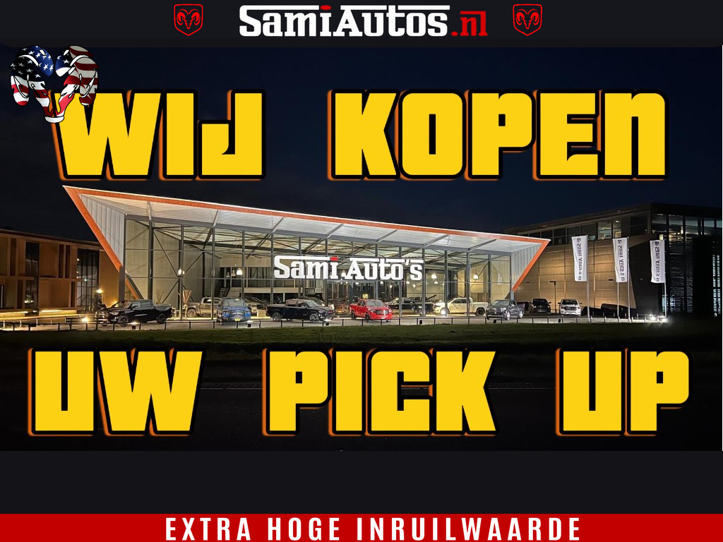 Dodge RAM 1500 Night Premium | Full Option | De Meest Luxe Pick-Up in zijn Klasse | Comfortabele Dubbele Cabine met Royale 5 Zitplaatsen | BPM vrij | Nu Leverbaar uit Voorraad | Voorraad Nr 2200 - 0886 15