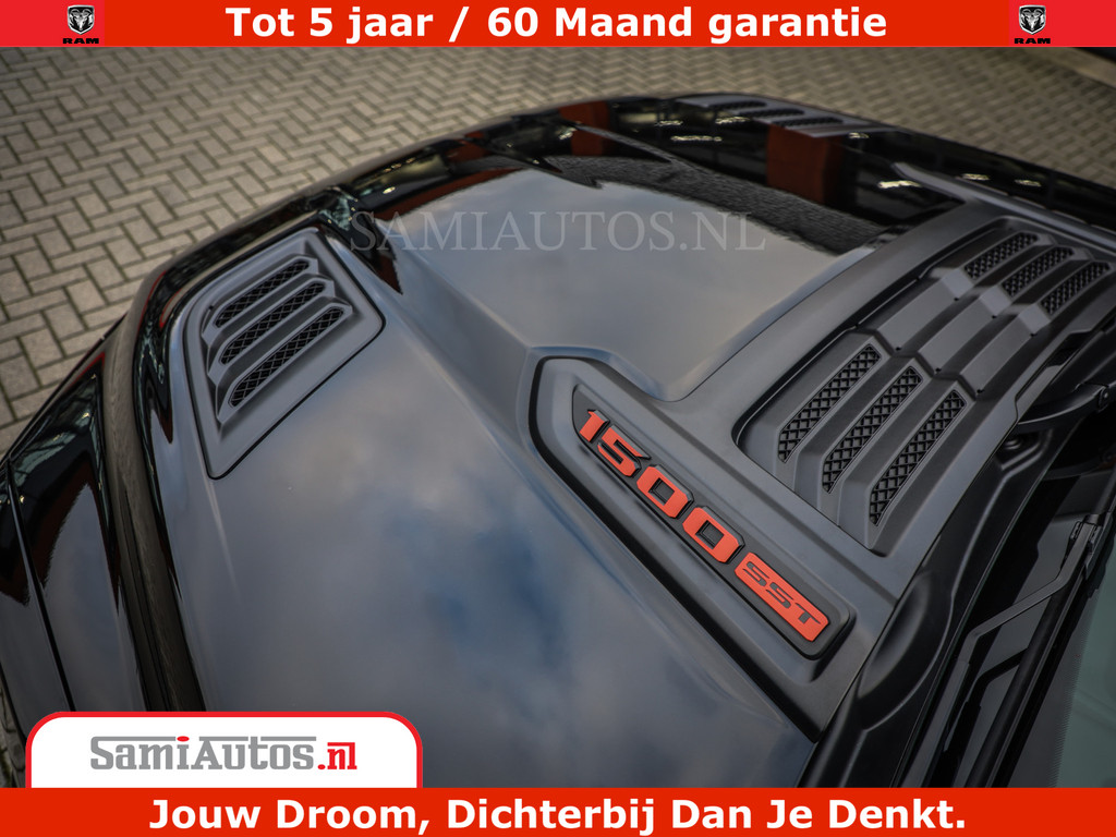 Dodge RAM 1500 Night Premium | Full Option | De Meest Luxe Pick-Up in zijn Klasse | Comfortabele Dubbele Cabine met Royale 5 Zitplaatsen | BPM vrij | Nu Leverbaar uit Voorraad | Voorraad Nr 2200 - 0886 19