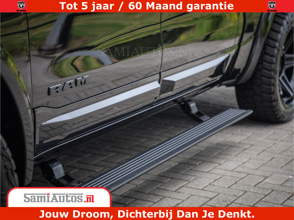 Dodge RAM 1500 Night Premium | Full Option | De Meest Luxe Pick-Up in zijn Klasse | Comfortabele Dubbele Cabine met Royale 5 Zitplaatsen | BPM vrij | Nu Leverbaar uit Voorraad | Voorraad Nr 2200 - 0886 9