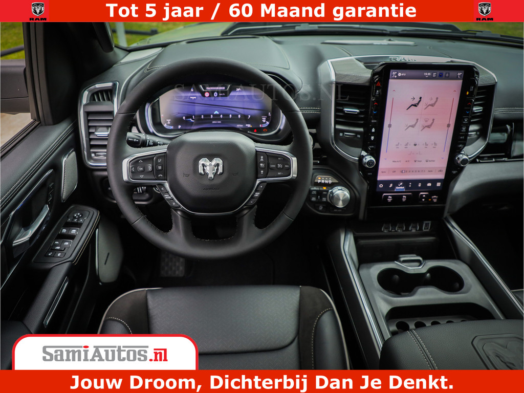 Dodge RAM 1500 Night Premium | Full Option | De Meest Luxe Pick-Up in zijn Klasse | Comfortabele Dubbele Cabine met Royale 5 Zitplaatsen | BPM vrij | Nu Leverbaar uit Voorraad | Voorraad Nr 2215 - 4984 14