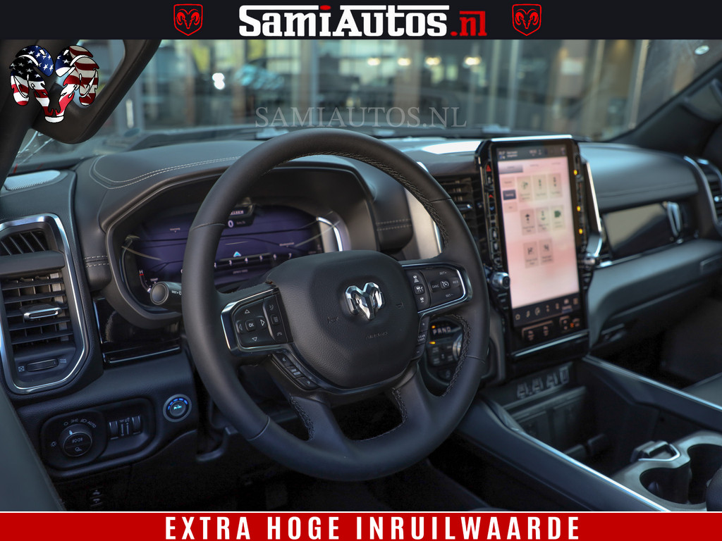 Dodge RAM 1500 Night Premium | Full Option | De Meest Luxe Pick-Up in zijn Klasse | Comfortabele Dubbele Cabine met Royale 5 Zitplaatsen | BPM vrij | Nu Leverbaar uit Voorraad | Voorraad Nr 2230 - 8765 16