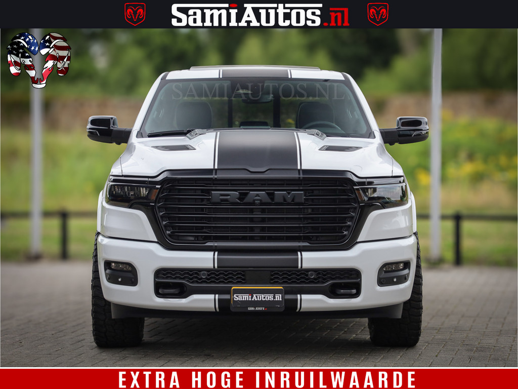 Dodge RAM 1500 Night Premium | Full Option | De Meest Luxe Pick-Up in zijn Klasse | Comfortabele Dubbele Cabine met Royale 5 Zitplaatsen | BPM vrij | Nu Leverbaar uit Voorraad | Voorraad Nr 2230 - 8765 17