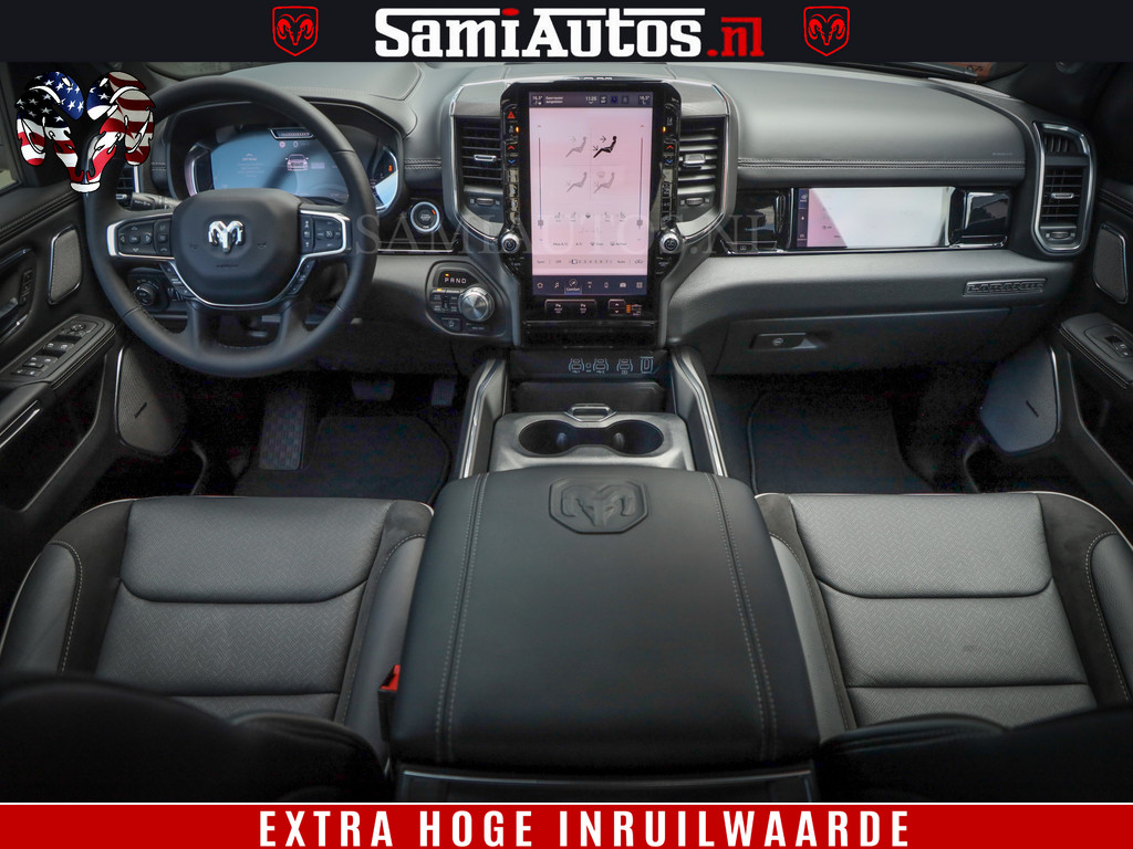 Dodge RAM 1500 Night Premium | Full Option | De Meest Luxe Pick-Up in zijn Klasse | Comfortabele Dubbele Cabine met Royale 5 Zitplaatsen | BPM vrij | Nu Leverbaar uit Voorraad | Voorraad Nr 2282 - 3332 11
