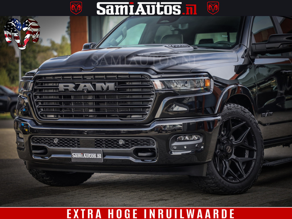 Dodge RAM 1500 Night Premium | Full Option | De Meest Luxe Pick-Up in zijn Klasse | Comfortabele Dubbele Cabine met Royale 5 Zitplaatsen | BPM vrij | Nu Leverbaar uit Voorraad | Voorraad Nr 2282 - 3332 17