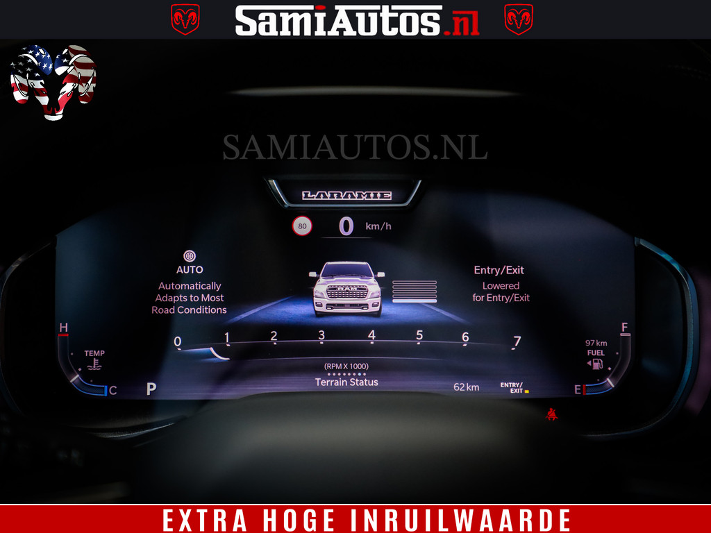 Dodge RAM 1500 Night Premium | Full Option | De Meest Luxe Pick-Up in zijn Klasse | Comfortabele Dubbele Cabine met Royale 5 Zitplaatsen | BPM vrij | Nu Leverbaar uit Voorraad | Voorraad Nr 2283 - 3326 21