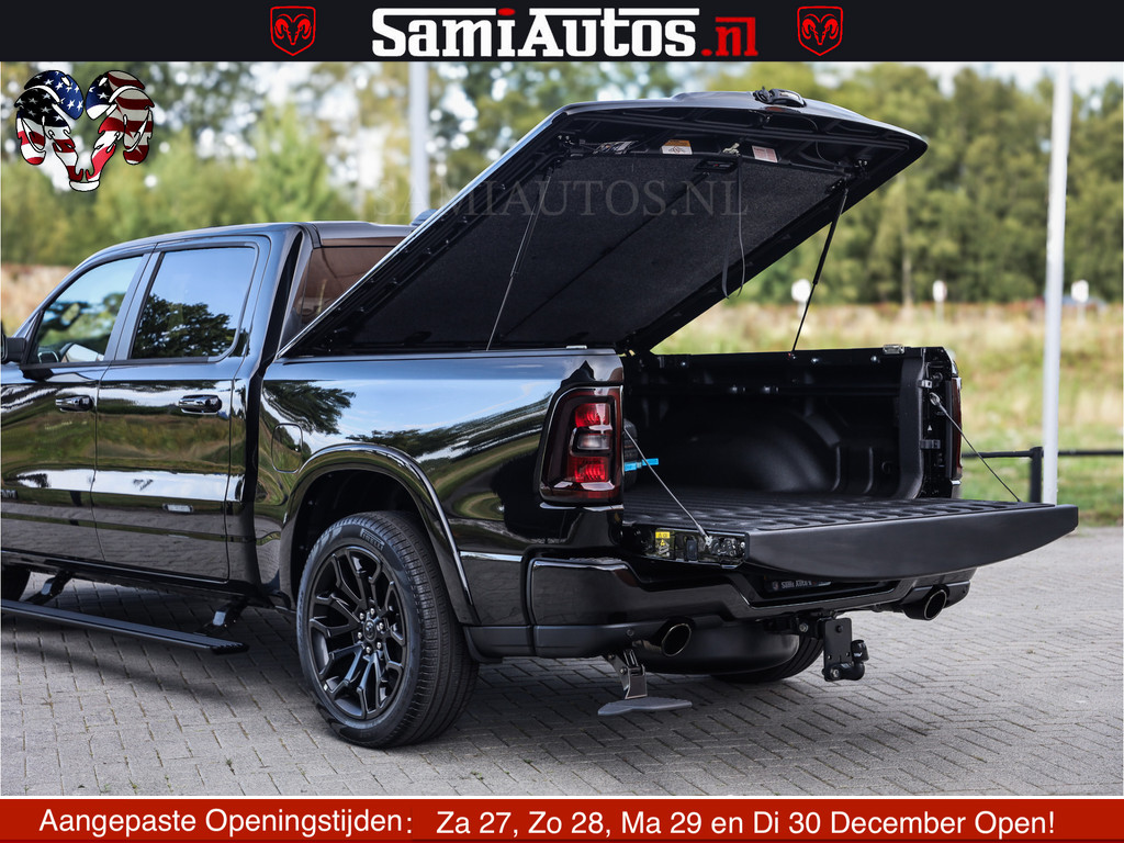 Dodge RAM 1500 Night Premium | Full Option | De Meest Luxe Pick-Up in zijn Klasse | Comfortabele Dubbele Cabine met Royale 5 Zitplaatsen | BPM vrij | Nu Leverbaar uit Voorraad | Voorraad Nr 2285 - 7648 8