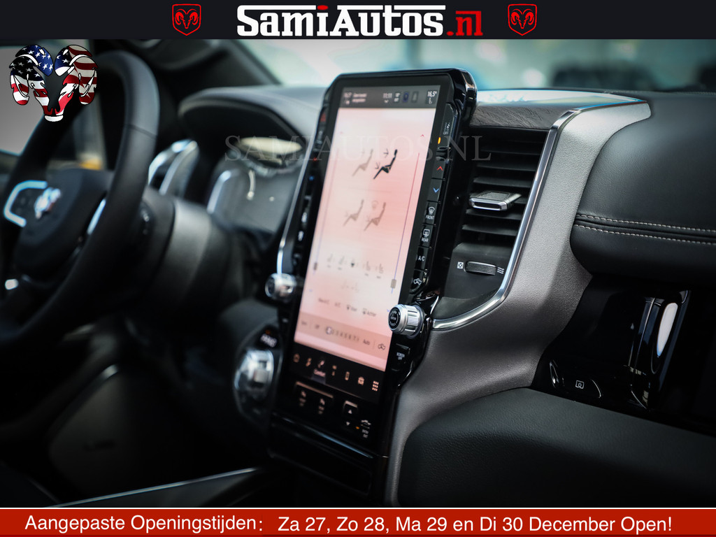 Dodge RAM 1500 Night Premium | Full Option | De Meest Luxe Pick-Up in zijn Klasse | Comfortabele Dubbele Cabine met Royale 5 Zitplaatsen | BPM vrij | Nu Leverbaar uit Voorraad | Voorraad Nr 2285 - 7648 9